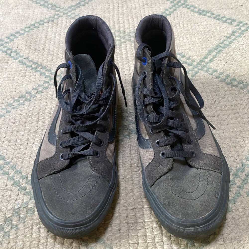 Van x Hedley & Bennett Blue and Gray Sneakers